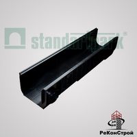 Лоток водоотводный PolyMax Basic пластиковый DN200, H200 в Орле